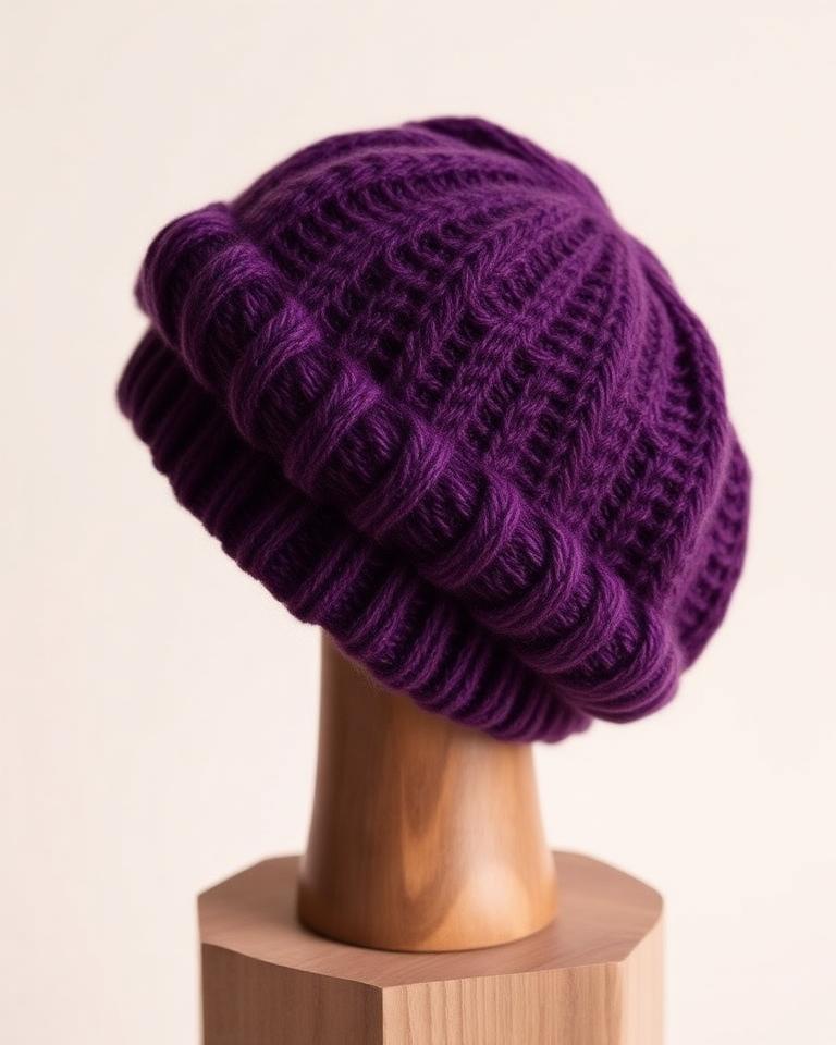 Plum Beret