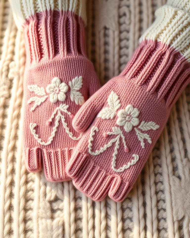 Rose Garden Mittens